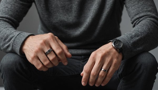 Bagues anti-stress homme : la mode au service du bien-être